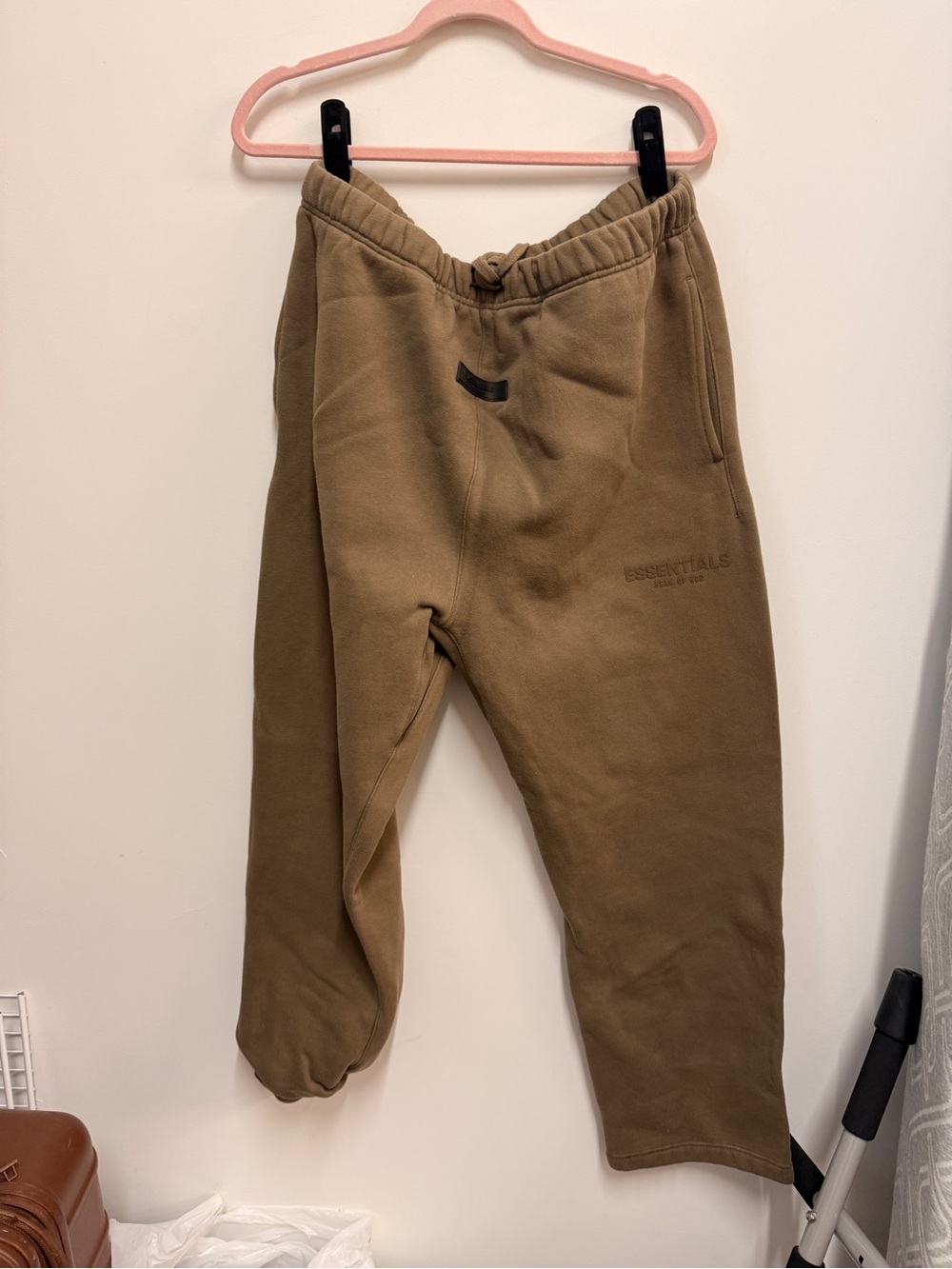Fear of God Men’s Olive Green/Brown Sweatpants